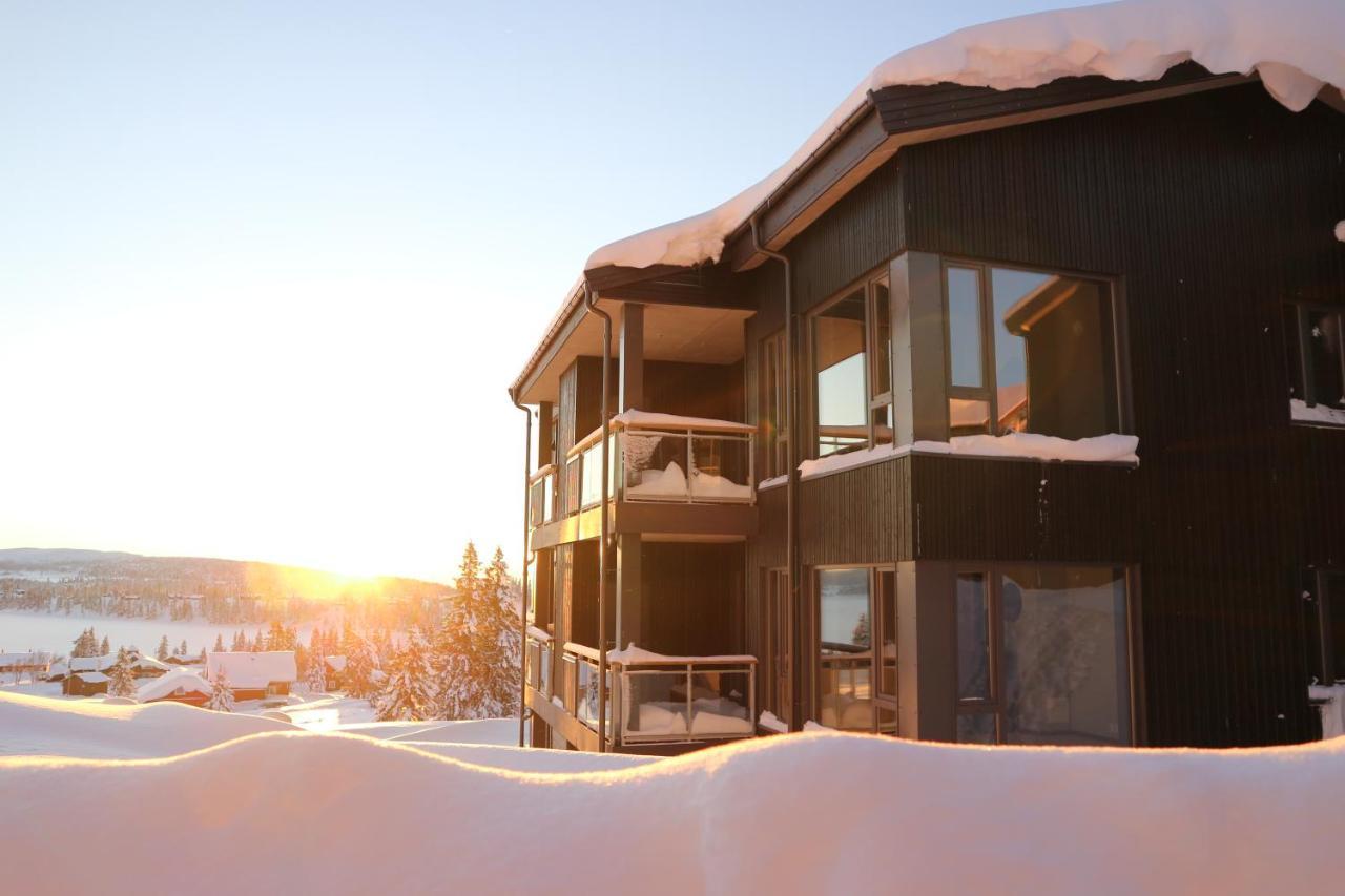 Apartmán Beautiful Penthouse With Panoramic View At Sjusjoen Exteriér fotografie