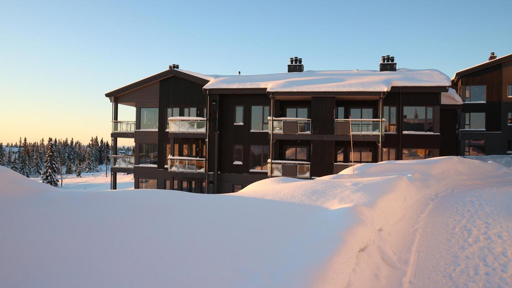 Apartmán Beautiful Penthouse With Panoramic View At Sjusjoen Exteriér fotografie